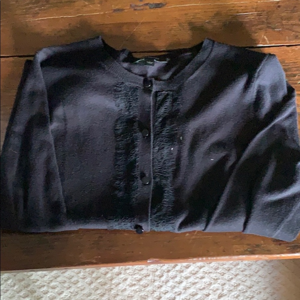 Black cardigan